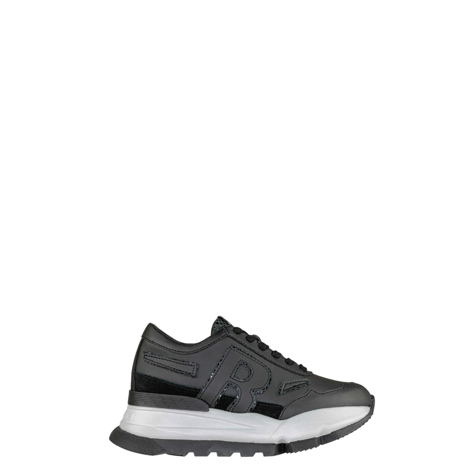 Sneakers donna "Rucoline" Aki 300 Soft Bomber Collezione Autunno/Inverno 2025/2026 - Nero e Grigio