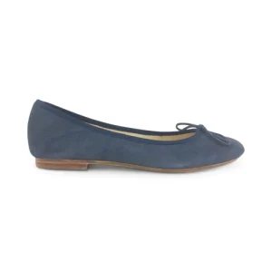 Ballerine in camoscio indaco