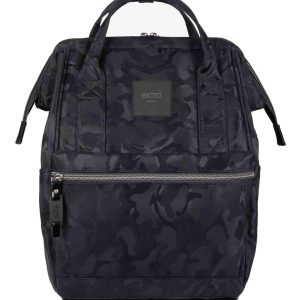 Zaini uomo in nylon nero camouflage Uomo ZAM.01 21