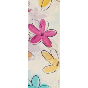 Bedflowers stole donna in lino off white Donna 60260020 0029
