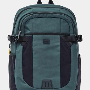 Zaini Y-Lite in tessuto nero e verde 46x32x20 Uomo P10OWT04 A78